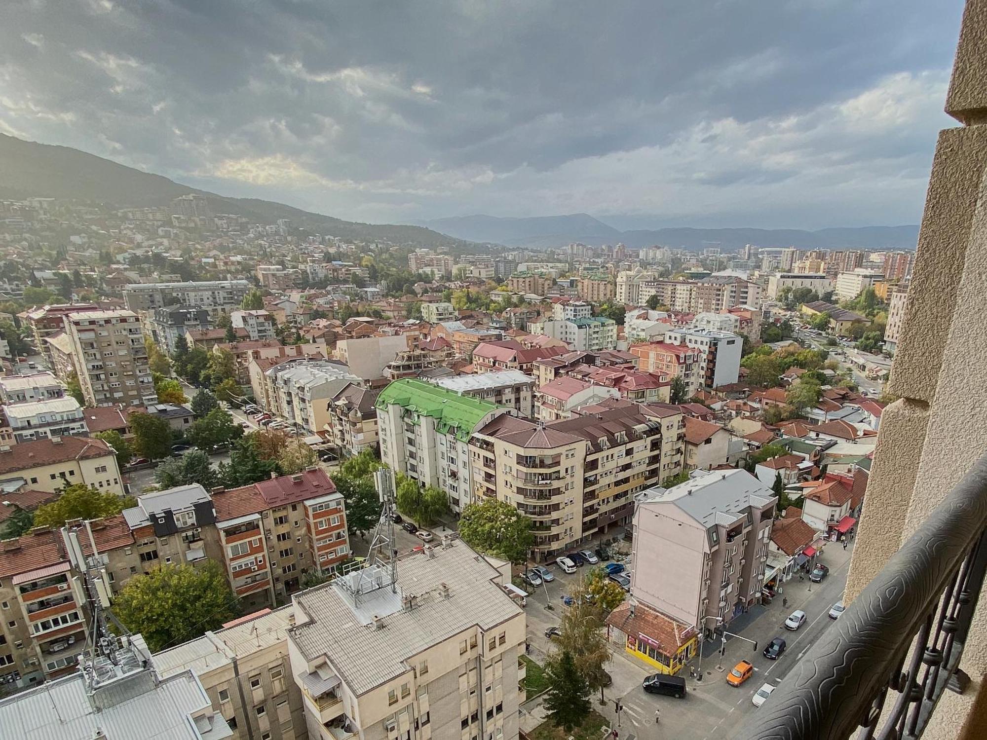 Stylish Studio, Skopje Centre - Private Parking - Panoramic Views Εξωτερικό φωτογραφία