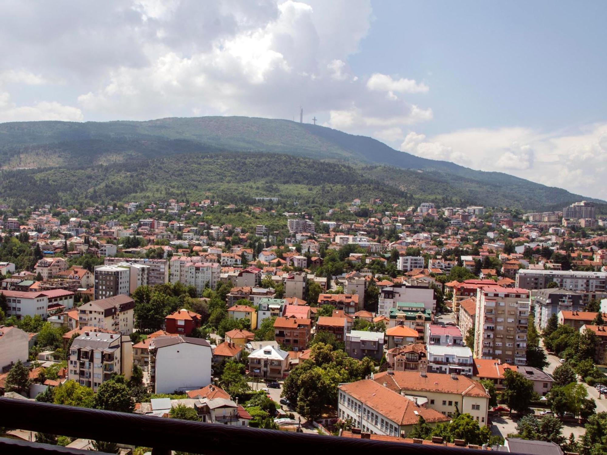Stylish Studio, Skopje Centre - Private Parking - Panoramic Views Εξωτερικό φωτογραφία